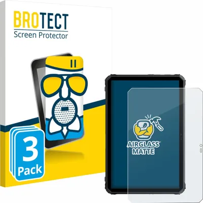 Produktbild von 3x BROTECT Entspiegelungs Schutzglas für Blackview Active 7 Schutzfolie Panzer Folie Glas Display Schutz matt