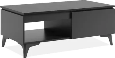 Produktbild von Couchtisch >Bertrix< in Schiefer dunkel / anthrazit - 100x40x55cm (BxHxT)