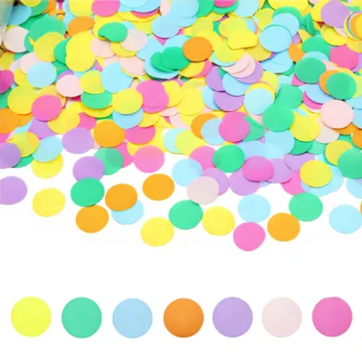 Papierkonfetti bunt, 6000 Stück, 2,5 cm, für Feste