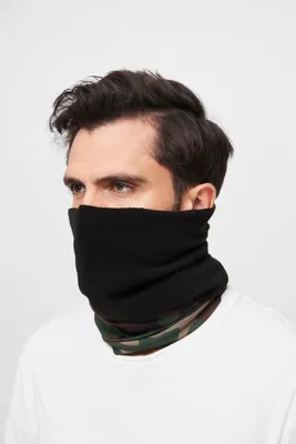 Image de Brandit BD7018 | Foulard multifonction Fleece One Size - Couleur : Woodland - Taille : One Size