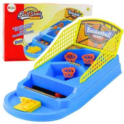 Produktbild von Leantoys Basketball-Arcade-Spiel mit Ballwerfer