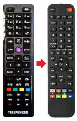 Produktbild von Fernbedienung passend für VESTEL TFL40282305DLED16B
