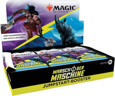 Produktbild von Magic the Gathering Marsch der Maschine Jumpstart-Booster Display (18) deutsch
