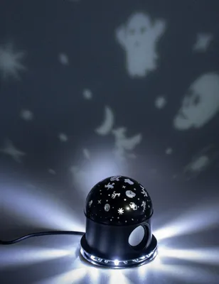 Image de Boule à facettes d'Halloween avec son et lumière | 12 x 12 x 14 cm Décoration