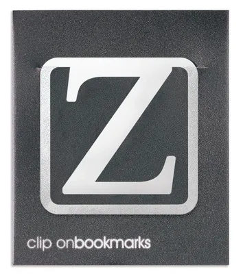 Image de Marque-page en métal - Lettre Z Clip-on