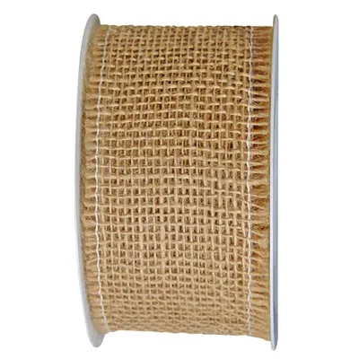 Produktbild von JUTE 6cm Band Juteband Tischband Dekoband 6cm/10m Natur