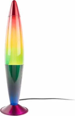 Produktbild von Leitmotiv - Tischleuchte Rainbow Rocket Lava - Grün - Ø10.8x41.5cm Tischlampe - Nachttischlampe, Wohnzimmer, Schlafzimmer