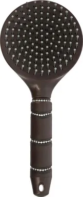 Immagine prodotto di Ekkia Equitheme spazzola per criniera e coda marrone con strass