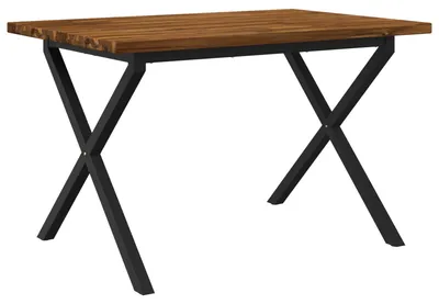 Produktbild von Quadratischer Esstisch 120 x 70 x 75 cm Massivholz Akazie