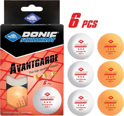 Zdjęcie produktu dla Donic Schildkröt 608533, Piłeczka do tenisa stołowego, Turniej i gracze klubu tenisowego, Pomarańczowy, Biały, Dorosły, Każda płeć, Plastik