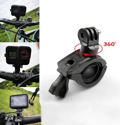 Produktbild von gopro kamera zubehör kamerahalterung für GoPro 360 schwenkbar fahrrad kamerahalterung fahrrad lenker halterung