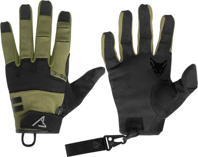 Produktbild von ACE Schakal Einsatz-Handschuh - Outdoor-Handschuhe Taktisch - Handschutz für Paintball und Schießsport - Oliv II - M
