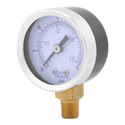 Image de Manomètre hydraulique, manomètre de pression, manomètre pour compresseur d'air, manomètre pour compresseur d'huile, outil de mesure de la pression