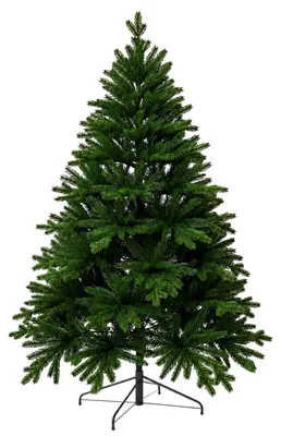 Produktbild von VIVANNO Weihnachtsbaum Polyethylen NORDMANN 210 - 2025 Rund, Grün naturgetreu - 142x210 cm
