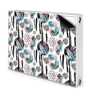 Produktbild von Magnet Heizkörperabdeckung Heizkörperverkleidung Verkleidung Abdeckung 110x60 cm  - Abstraktion, Dschungel