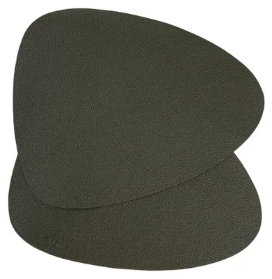 Produktbild von HOMLA FEMELO-Tischunterlagen, grün, 2er-Set, 38 cm