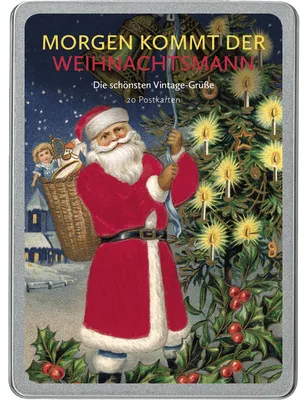 Image de Demain, le Père Noël arrive : les plus belles cartes de vœux vintage