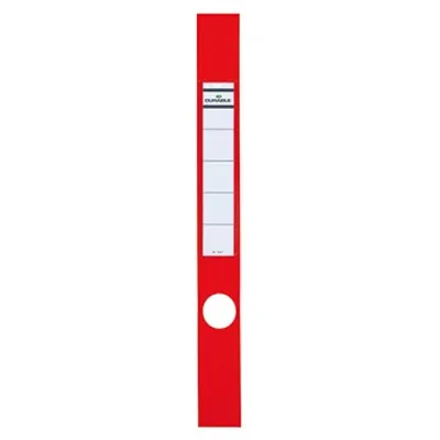 Produktbild von DURABLE Ordnerrückenschilder 40x390 mm selbstklebend 10 St., rot