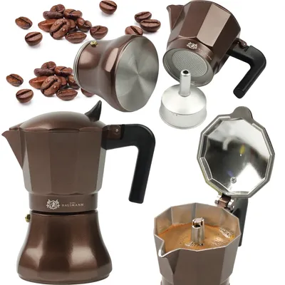 Produktbild von Classic Kaffeemaschine Kaffeekanne Für 6 Tassen Kaffee (300 Ml) Induktion Braun