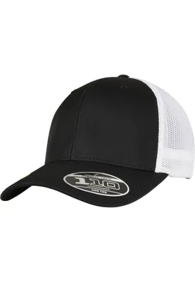 Produktbild von FLEXFIT 110RT | Flexfit 110 Recycled Cap 2-Tone - Farbe: Black/White - Größe: One Size