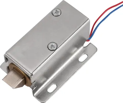 Imagen del producto de Cerradura electromagnética, cerradura de lengüeta eléctrica, cerradura eléctrica para armarios, cerradura solenoide, cerradura electromagnética, cerradura de control eléctrico