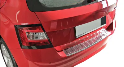 Für Skoda Fabia III Schrägheck NJ ab 2014- LADEKANTENSCHUTZ Edelstahl V2A Schutz in der Farbe von Recambo e.K.