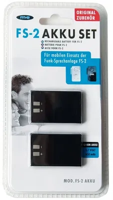 Produktbild von M-E MODERN-ELECTRONICS Akku zu Funk-Sprechanlage FS 2.1 (FS-2 Akku)