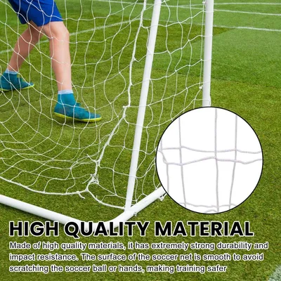 Imagen del producto de Portería de fútbol de repuesto, 1,8 x 1,2 metros, red para entrenamiento en exteriores, ideal para entrenamiento y partidos