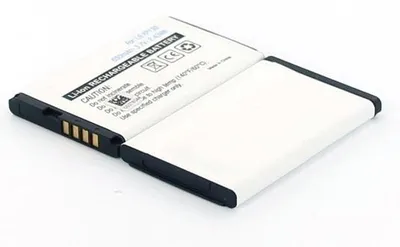 Produktbild von Akku für LG Electronics LGIP-431A Li-Ion 3,7 Volt 600 mAh schwarz.