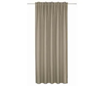 Produktbild von Fertigschal verdeckte Schlaufen "Mila"- Dim-Out -Größe (HxB): 245x135cm Grau