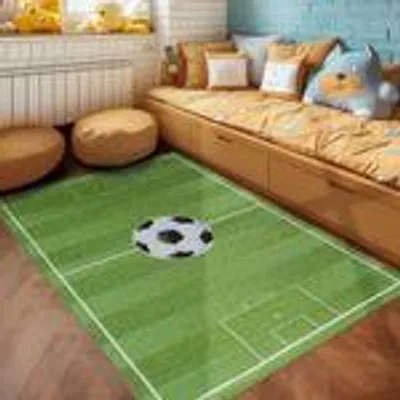 Zdjęcie produktu dla Dywany dla dzieci, mapa świata z motywem zwierzęcym, dywany dla dzieci, dywan do pokoju dziecięcego Rozmiar: 160 cm x 230 cm