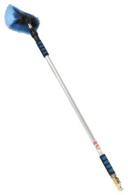 Produktbild von Teleskop-Waschbürstenset Aluminium 117 bis 200 cm mit Wasserstopp - Pro Set