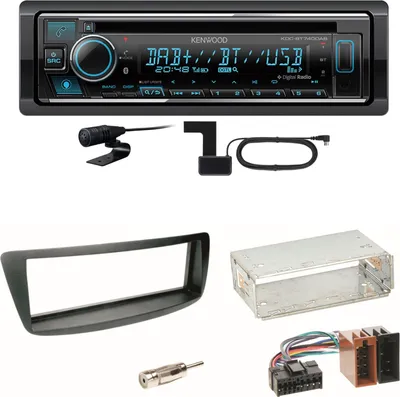 Produktbild von Kenwood KDC-BT740DAB Digitalradio Einbauset Toyota Aygo Citroen C1 Peugeot 107