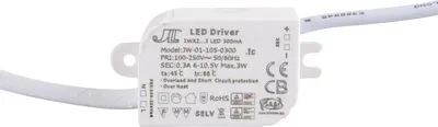 Produktbild von Konstantstromquelle LED Netzteil 3W 300mA 6-10,5V DC