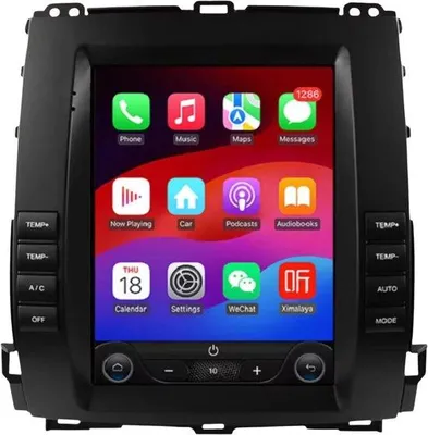 Immagine prodotto di Autoradio Android serie S – CarPlay e Android Auto – Per Toyota Land Cruiser Prado 120 (2002-2009) / Lexus GX470 (2002-2009) – Stereo – Navigazione – QLED 768x1024 – Bluetooth
