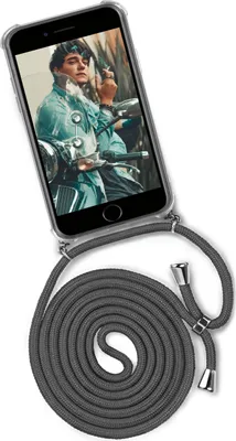 Produktbild von TWIST-Case + TWIST-Cord für iPhone 7 / iPhone 8, Farbe:Cool Elephant (Silber)