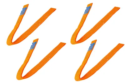 Produktbild von Satz mit vier Transportgurten für UNITRAILER-Anhänger 1 m/50 mm/4 t, orange