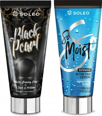 Image de Soleo Black Pearl Bronzing Set 150ml + Baume hydratant après-soleil