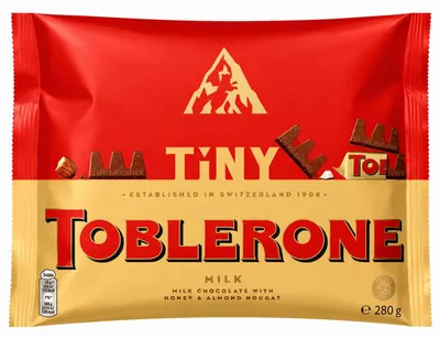 Produktbild von Toblerone Tiny Milk 35er, KI-generiertes Bild