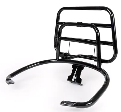 Immagine prodotto di Portapacchi posteriore pieghevole Moto Nostra Vespa GT, GTL, GTV, GTS, GTS Super, GT60 125-200-250-300cc nero lucido