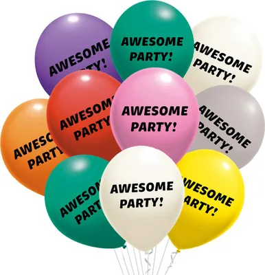 Produktbild von Tolle Party-Latexballons! 10 Stück.