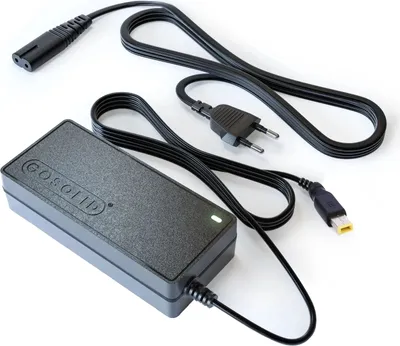 Produktbild von GO SOLID! Ladegerät kompatibel mit Lenovo ThinkPad E440 E450 E550 E560 T430 T440 T440S T440P T450 T460 T460S T540P T560