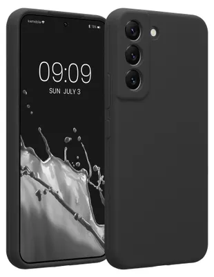 Produktbild von kwmobile Hülle kompatibel mit Samsung Galaxy S22 - Hülle Silikon gummiert - Handyhülle - Handy Case in Dunkelgrau