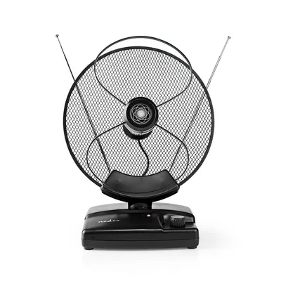 Produktbild von Nedis Innenantenne - Aktiv - FM / UHF / VHF - Empfangsbereich: 0-25 km - LTE700 - Verstärkung dBi (bei Antennenkabel): 36 dB - Verstärkungsregelung - ABS - Schwarz