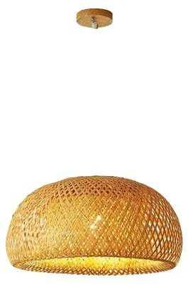 Productafbeelding van Hanglamp, handgeweven ontwerp, E27-fitting, zonder lamp, 45 cm