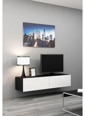 Produktbild von Cama RTV VIGO140 c/b, Schwarz, Partikelbord, Schwarz, Partikelbord, Laminat, Matt