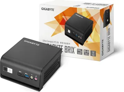 Image de Gigabyte GB-BMCE-4500C (rev. 1.0) - Mini-PC barebone - DDR4-SDRAM - Connexion Ethernet intégrée - Wi-Fi 5 (802.11ac)