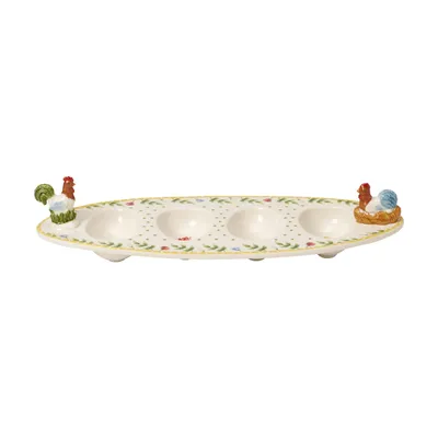 Produktbild von Villeroy & Boch 1486383592, Servierschüssel, Porzellan, Mehrfarbig, Oval, 310 mm, 120 mm