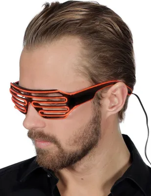 Produktbild von LED Brille rot