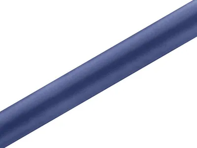 Obrázok produktu pre Saténová tkanina hladká, bežec na stôl, tmavomodrá, 0,36 x 9 m